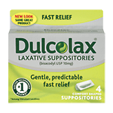 Dulcolax Laxative Suppositories Full-Size Picture